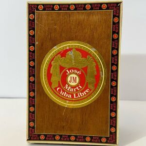 Vintage Lonsdale JM Jose Marti Cube Libre Cigar Box